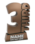 Trofeo Tercer Puesto Personalizable 20cm