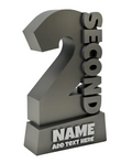 Trofeo Segundo Puesto Personalizable 20cm